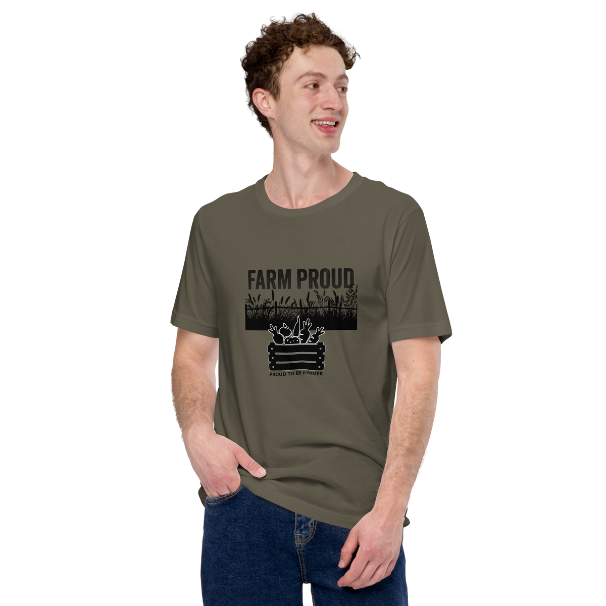 Tshirt-Farm Proud/Produce/PTBF (6 Colours)
