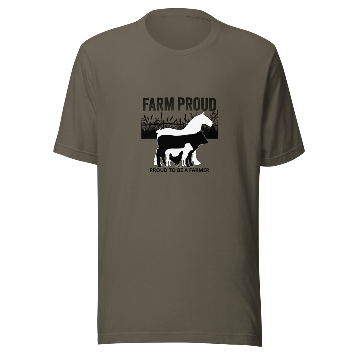 Tshirt-Farm Proud/Horse Stack/PTBF (6 colours)