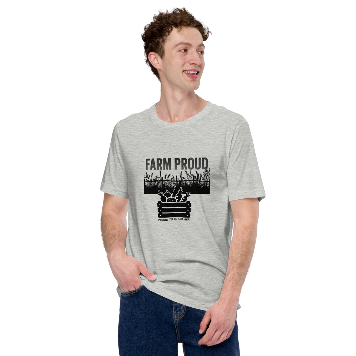 Tshirt-Farm Proud/Produce/PTBF (6 Colours)