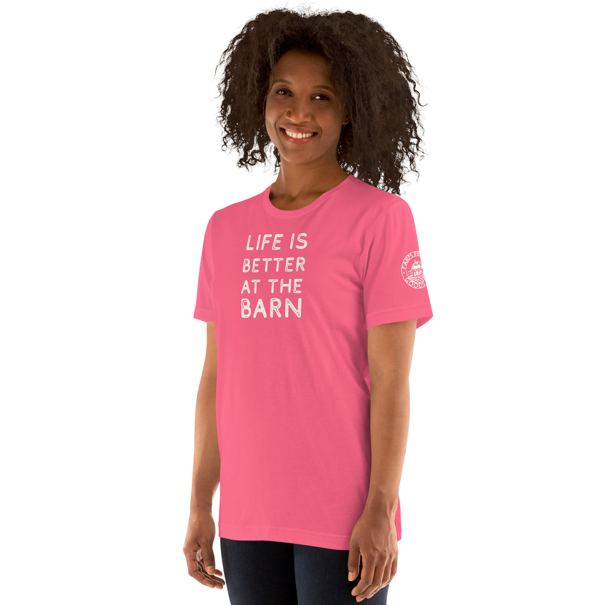 Life Is Better at the Barn Unisex T-Shirt | Farm Proud Goods (7 Colours)