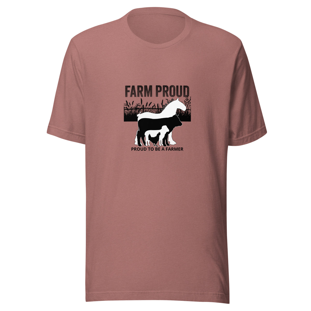 Tshirt-Farm Proud/Horse Stack/PTBF (6 colours)