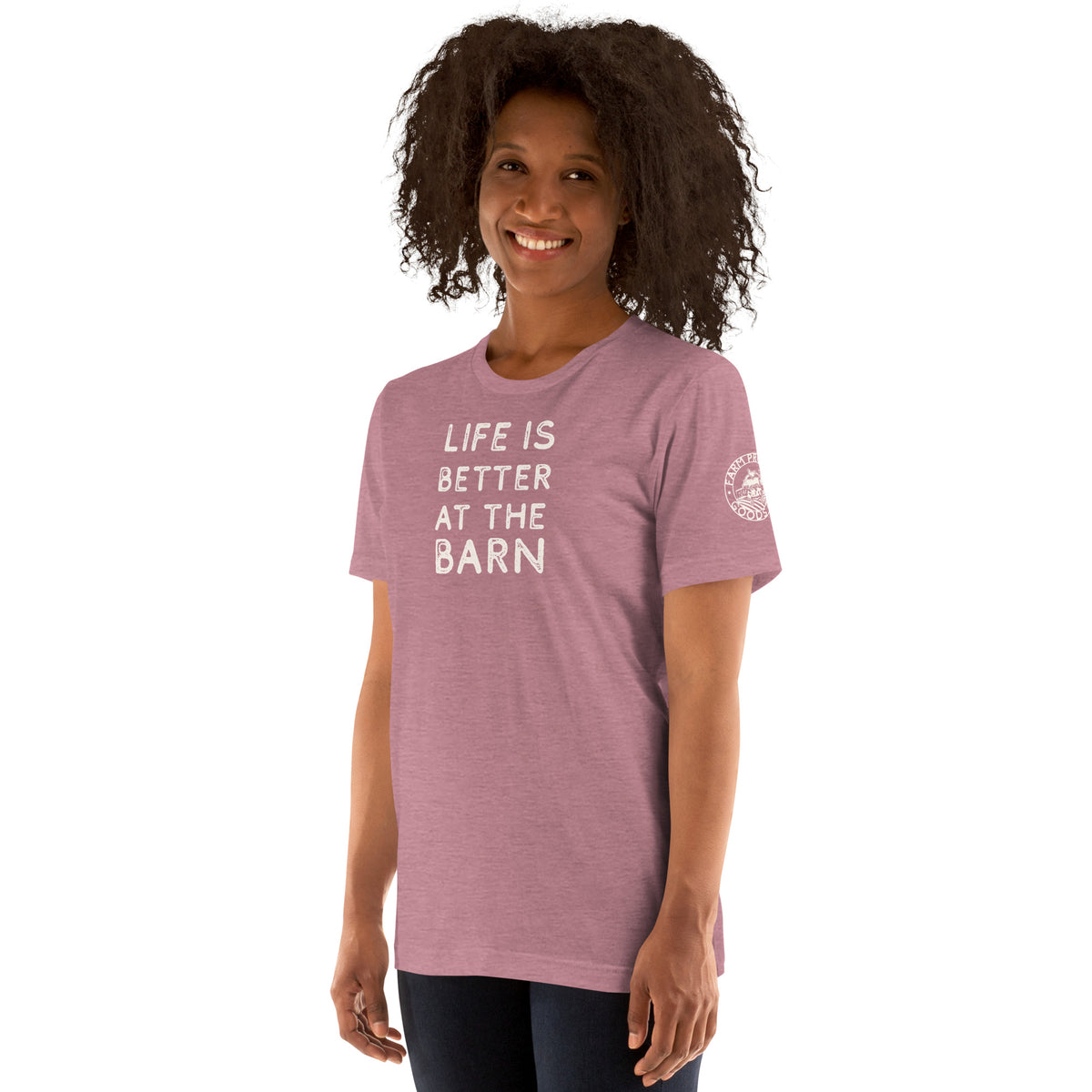 Life Is Better at the Barn Unisex T-Shirt | Farm Proud Goods (7 Colours)