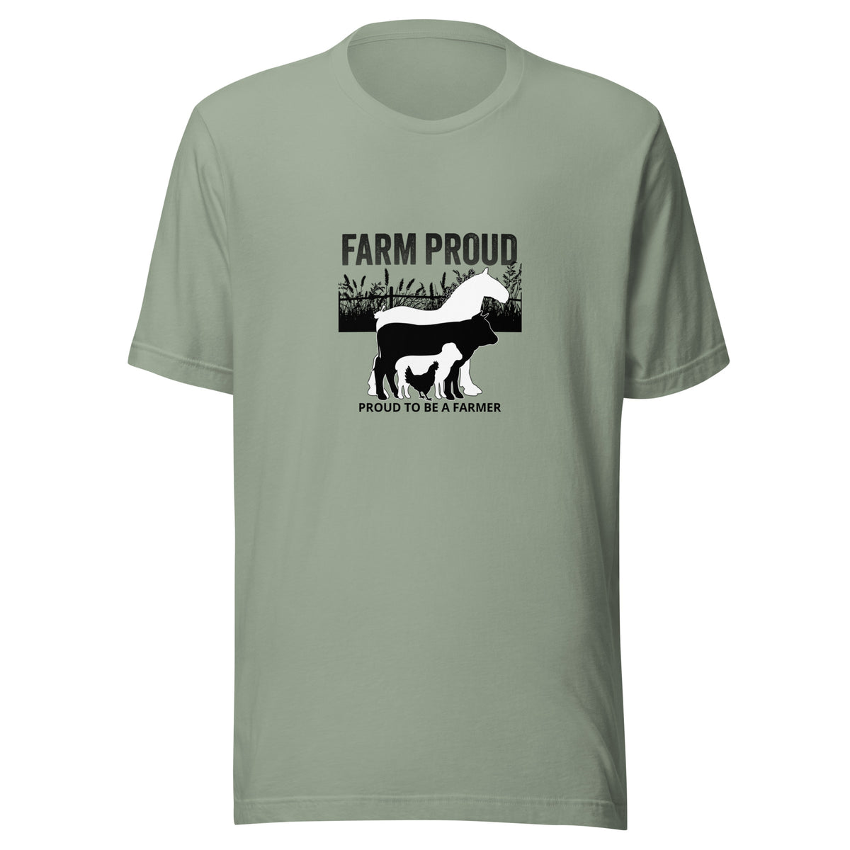 Tshirt-Farm Proud/Horse Stack/PTBF (6 colours)